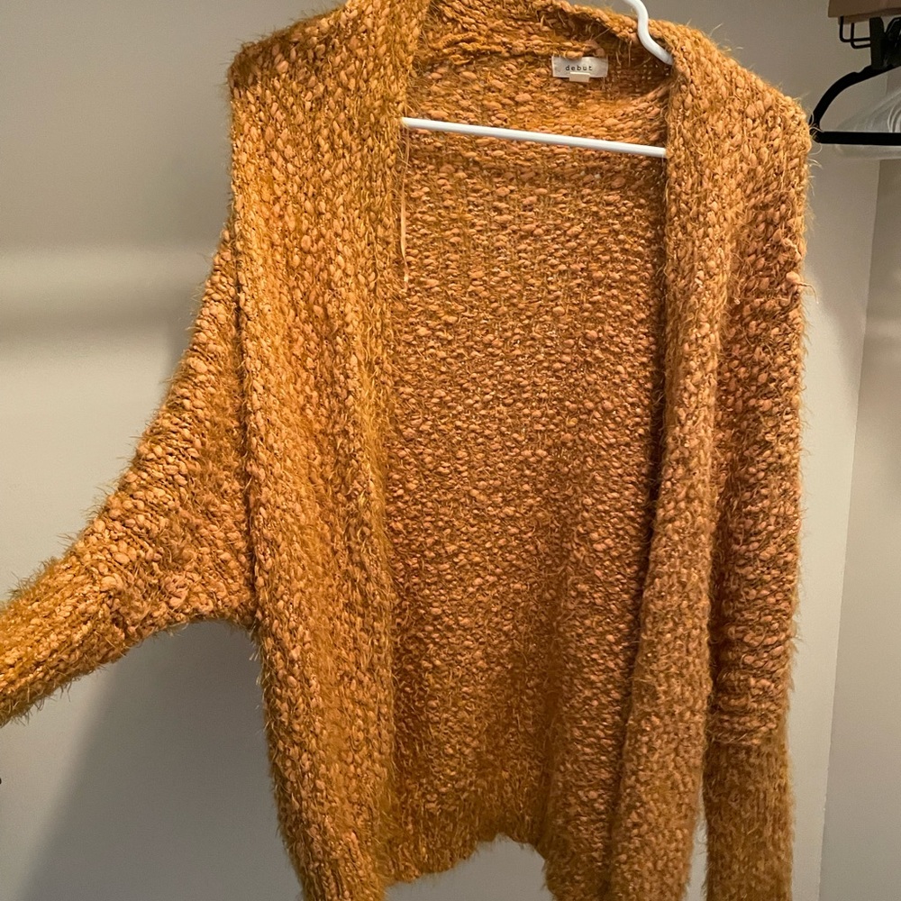 Burnt orange cardigan